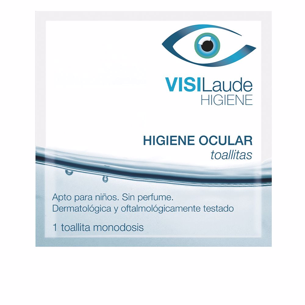 RilastilVisilaudeEyeHygieneWipesx16 Box of Rilastil Visilaude Eye Hygiene Wipes by Rilastil, a wipe indicated for daily hygiene of the periocular area.