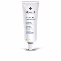 Tube  of  Rilastil  Xerolact  Repairing  Hand  Cream  by  Rilastil,  a  cream  indicated  for  moisturizing  dry  and  chapped  hands.