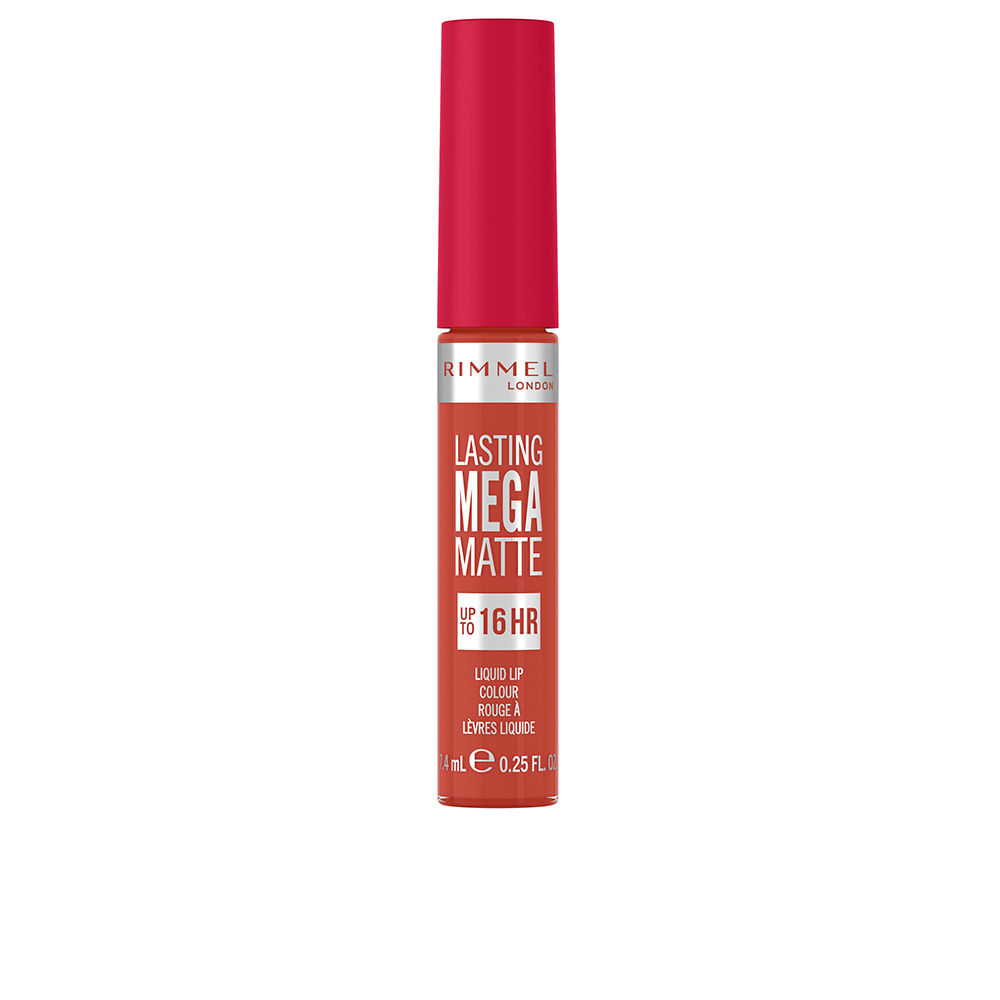 RimmelLondonLastingMegaMatteLiquidLipColorColor920ScarletFlames7.4ml Rimmel London Lasting Mega Matte Liquid Lip Batom Líquido 920 Scarlet Flames 7.4ml - Image 1