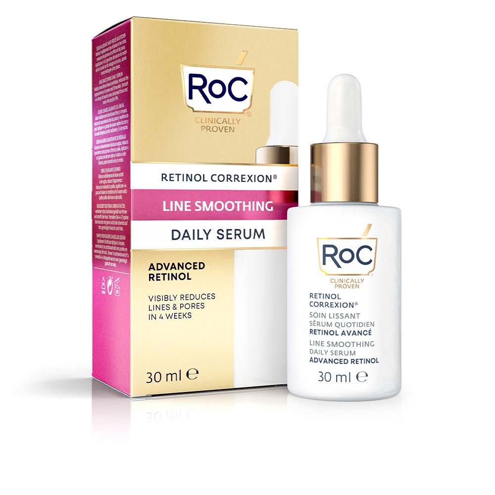 RocRetinolCorrexionLineSmoothingDaySerum30ml Roc Retinol Correxion Line Smoothing Sérum de Día 30ml - Image 1