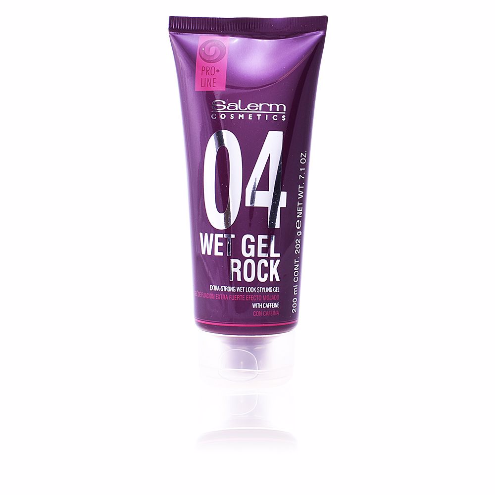 SalermWetGelRockExtra-StrongWetLookStylingGel200ml Salerm Wet Gel Rock Extra-Strong Wet Look Styling Gel 200ml