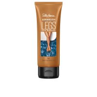 Bottle  of  Sally  Hansen  Airbrush  Legs  Make  Up  Lotion,  a  matte  lotion  indicated  for  evening  skin  tone  and  covering  scars.