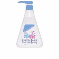 Bottle  of  Sebamed  Baby  Gentle  Shampoo  by  Sebamed,  a  gentle  shampoo  indicated  for  mild  cleansing  of  baby  hair  and  scalp.