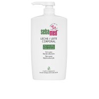 Bottle  of  Sebamed  Body  Lotion  by  Sebamed,  a  body  lotion  indicated  for  hydrating  and  soothing  sensitive  skin.
