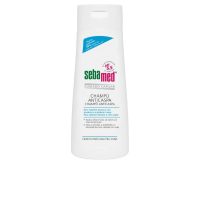 Bottle  of  Sebamed  Hair  Care  Anti-Dandruff  Shampoo  by  Sebamed,  a  shampoo  indicated  for  reducing  scalp  irritation  and  dandruff.