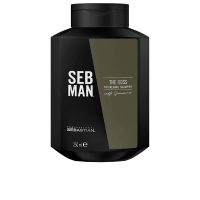 Bottle  of  Sebastian  Sebman  The  Boss  Thickening  Shampoo  by  Sebastian,  a  shampoo  indicated  for  thickening  and  refreshing  hair.