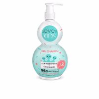 Bottle  of  Seven  Kids  Gel-Shampoo  by  Seven  Kids,  a  shampoo  gel  indicated  for  gently  cleansing  the  skin  and  scalp  of  babies.
