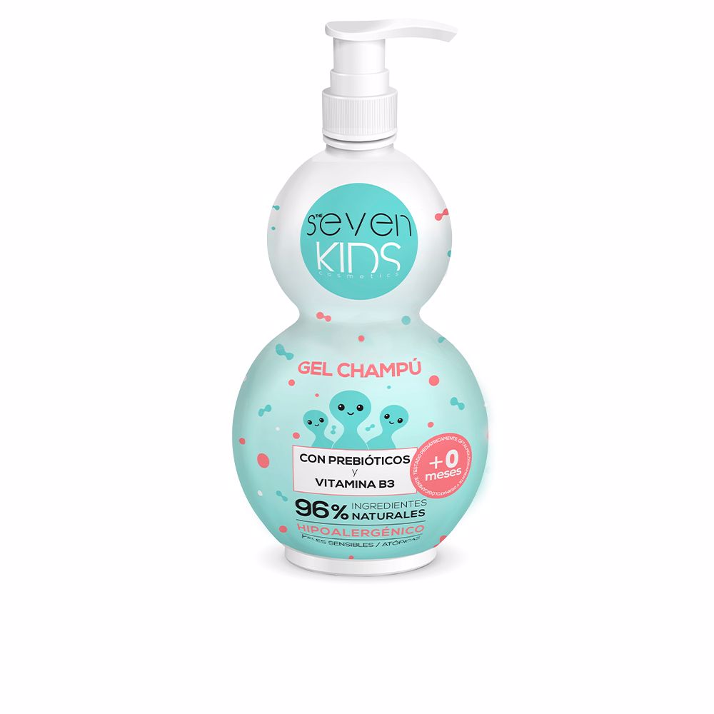 SevenKidsGel-Shampoo400ml Bottle of Seven Kids Gel-Shampoo by Seven Kids, a shampoo gel indicated for gently cleansing the skin and scalp of babies.