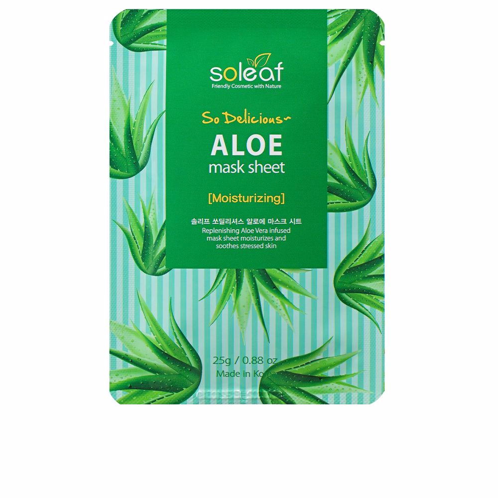 SoleafAloeMoisturizingSheetMask25g Soleaf Aloe Moisturizing Sheet Mask 25g