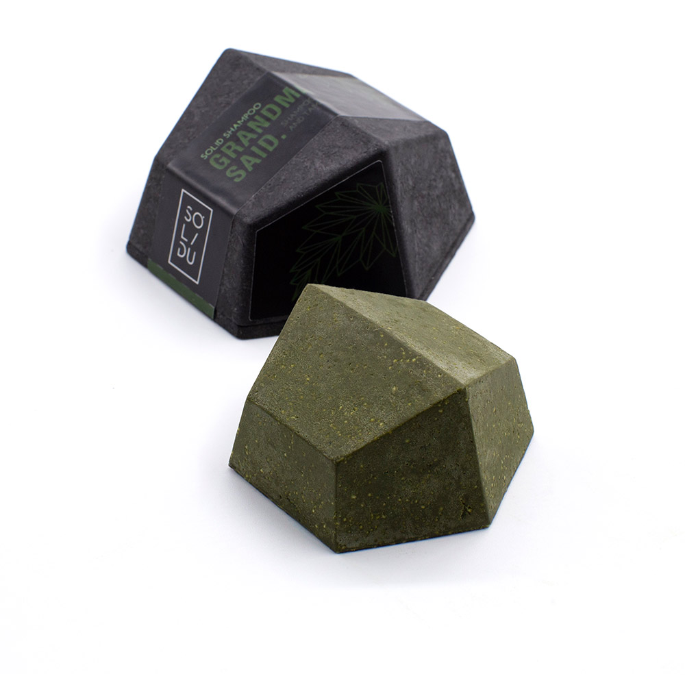 SoliduGrandmaSaidVolumeTamanuOil&NettleShampooBar65g Solidu Grandma Said Volume Tamanu Oil & Nettle Shampoo Bar 65g