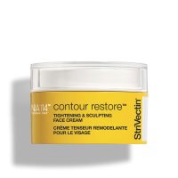 Jar  of  Contour  Restore  Tightening  &  Sculpting  Face  Cream  by  Strivectin,  a  face  cream  indicated  for  improving  sagging  skin.