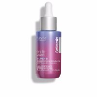 Bottle  of  Multi-Action  Super-B  Barrier  Strengthening  Oil  by  Strivectin,  a  whipped  oil  indicated  for  repairing  dry  skin.