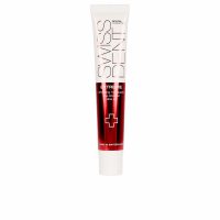 Tube  of  Swissdent  Extreme  Whitening  Toothpaste  by  Swissdent,  a  toothpaste  indicated  for  whitening  teeth  and  enamel  protection.