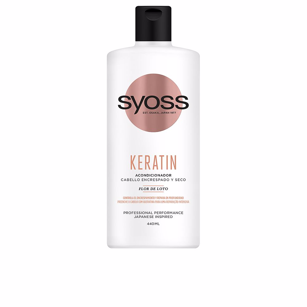 SyossKeratinConditionerFrizzyandDryHair440ml Syoss Keratin Condicionador Cabelo Seco e com Frizz 440ml - Image 1