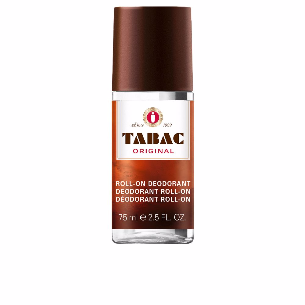 TabacOriginalDeodorantRoll-On75ml Bottle of Tabac Original Deodorant Roll-On by Tabac, a roll-on deodorant indicated for reducing underarm perspiration.