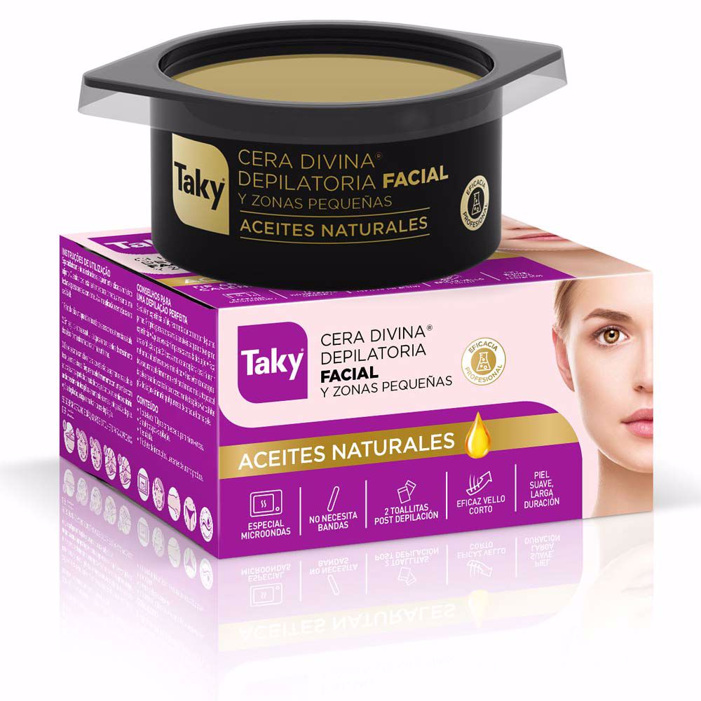 TakyNaturalOilsDivineFacialWax100g Taky Natural Oils Divine Cera Depilatória Facial 100g - Image 1