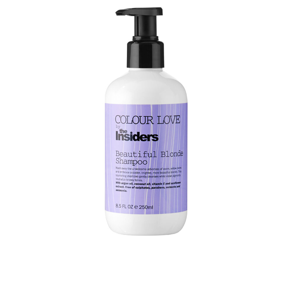 TheInsidersColourLoveBeautifulBlondeShampoo250ml ザ・インサイダーズ カラーラブ ビューティフル・ブロンド シャンプー 250ml - 画像 (1)