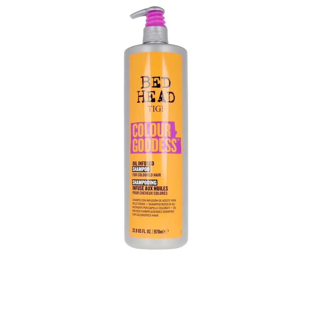 TigiBedHeadColourGoddessOilInfusedShampoo970ml ティギ ベッドヘッド カラーゴッデス オイルインフューズド シャンプー 970ml - 画像 (1)