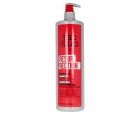 Bottle  of  Tigi  Bed  Head  Resurrection  Shampoo  by  Tigi,  a  shampoo  indicated  for  washing  and  repairing  damaged  hair.