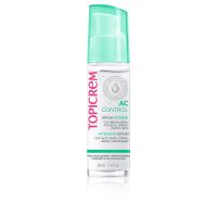 Bottle  of  Topicrem  AC  Control  Concentrated  Serum  by  Topicrem,  a  serum  indicated  for  correcting  spots  and  purifying  skin.