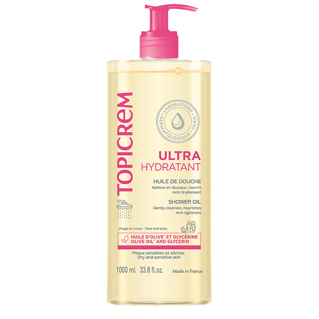 TopicremUHShowerOil1000ml Topicrem UH Óleo de Banho 1000ml - Image 1