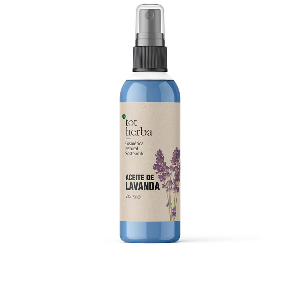 TotHerbaLavenderBodyOil100ml Bottle of Tot Herba Lavender Body Oil by Tot Herba, a body oil indicated for moisturizing and revitalizing the skin.