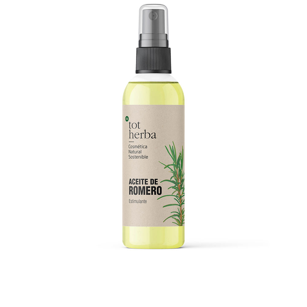 TotHerbaRosemaryBodyOil100ml Bottle of Tot Herba Rosemary Body Oil by Tot Herba, a body oil indicated for relieving joint pain and muscle contractures.