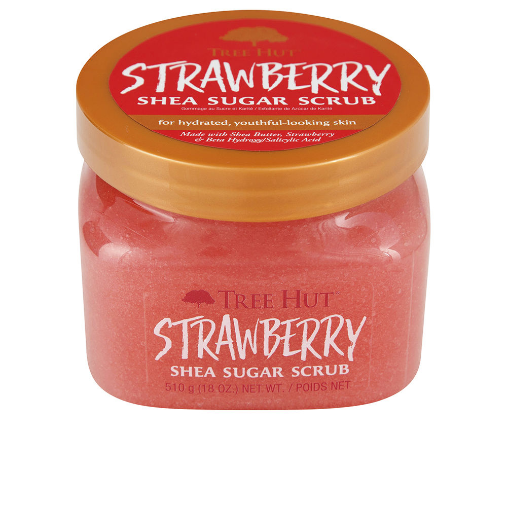 TreeHutStrawberrySugarScrub510g Tree Hut Strawberry Sugar Esfoliante 510g - Image 1