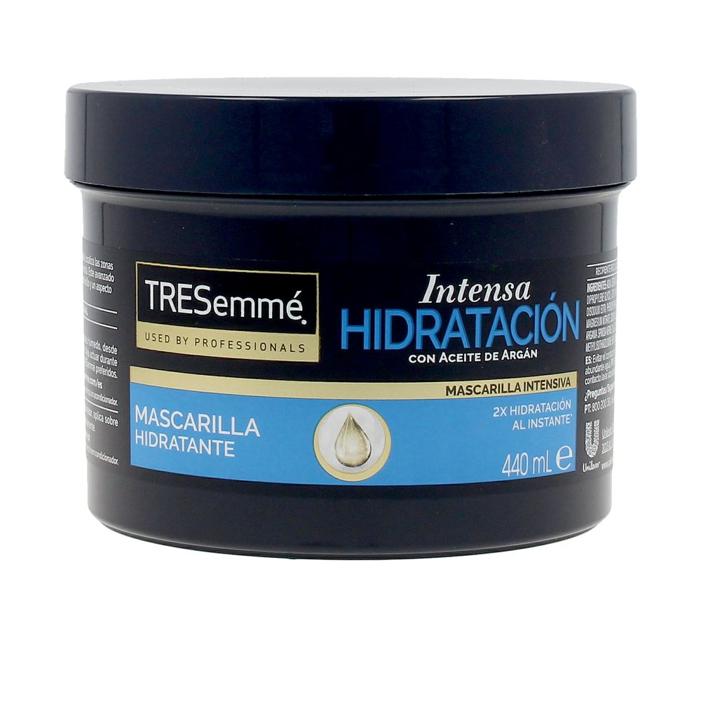 TresemmeIntenseHydrationMask440ml Jar of Tresemme Intense Hydration Mask by Tresemme, a hair mask indicated for restoring vitality and shine to dry hair.