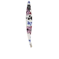 Product  container  of  Urban  Beauty  United  Pluckable  Slant  Tip  Tweezer  by  Urban  Beauty  United,  indicated  for  removing  facial  hair.