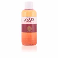 Bottle  of  Varon  Dandy  After-Shave  Lotion  by  Varon,  a  soothing  lotion  indicated  for  hydrating  and  refreshing  skin  after  shaving.