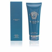 Tube  of  Versace  Eros  After-Shave  Balm  by  Versace,  a  soothing  balm  indicated  for  calming  razor  burn  and  hydrating  the  skin.