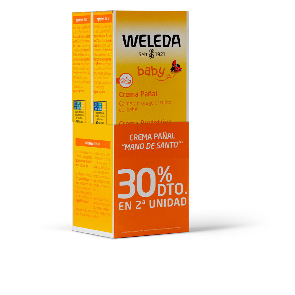 WeledaBabyDiaperCream2x75ml Weleda Baby Creme Muda-Fraldas 2x75ml - Image 1
