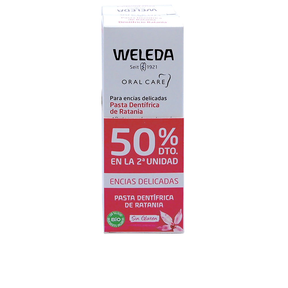 WeledaOralCareRatanhiaToothpaste2x75ml Weleda Oral Care Ratanhia Toothpaste 2x75ml