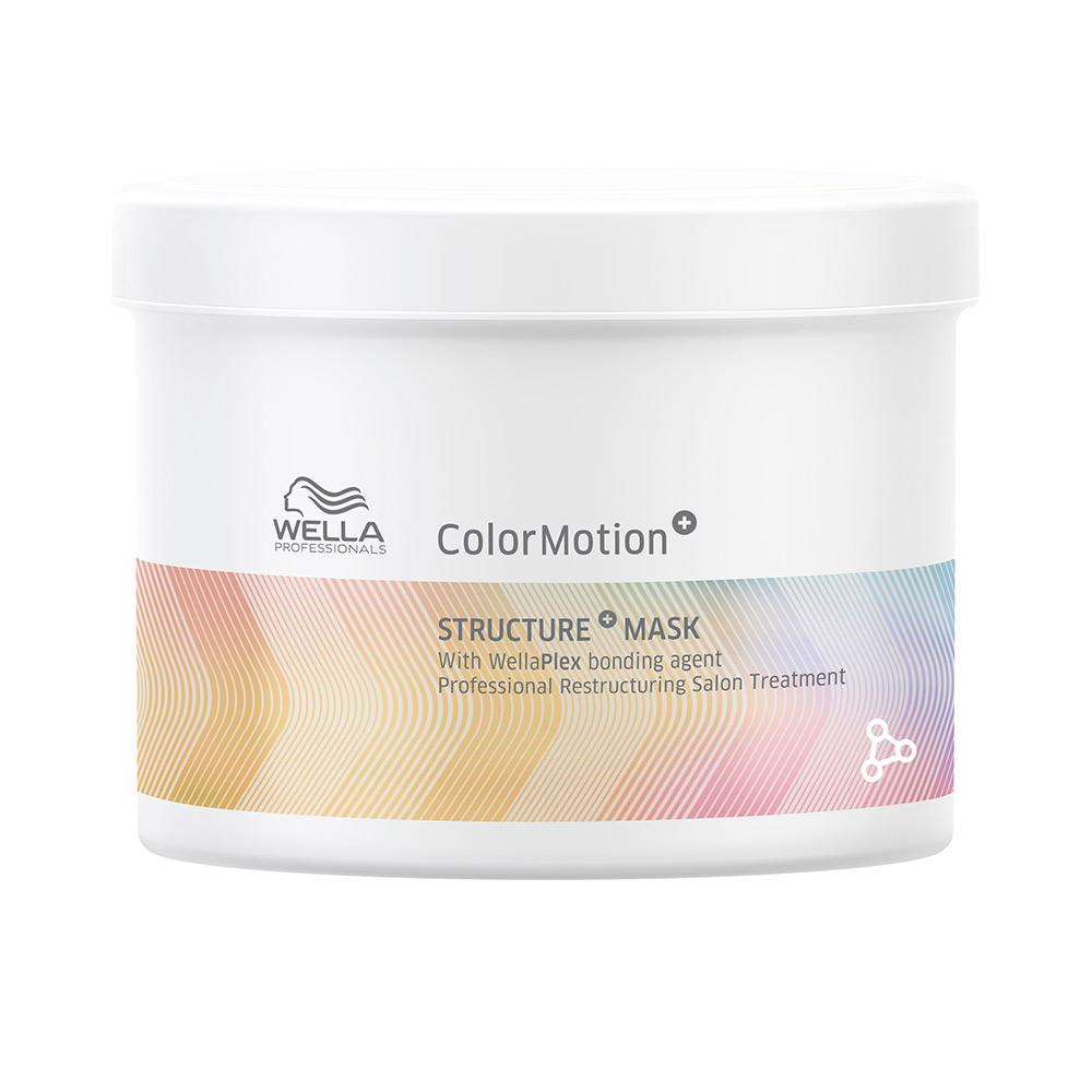WellaProfessionalsColorMotionMask500ml Jar of Wella Professionals Color Motion Mask by Wella Professionals, a hair mask indicated for repairing colored hair.