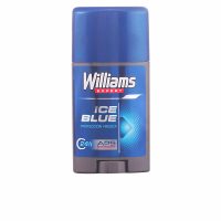 Product  container  of  Williams  Ice  Blue  Deodorant  Stick  by  Williams,  a  deodorant  stick  indicated  for  24  hour  odor  protection.