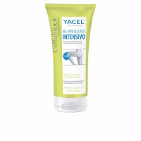 Product  container  of  Yacel  Cellublock  Intensive  Anti-Cellulite  Gel  by  Yacel,  a  fresh  gel  indicated  for  reducing  cellulite.
