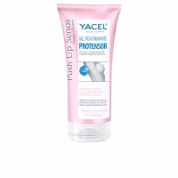 Product  container  of  Yacel  Push  Up  Bust  Firming  Gel  Tensor  by  Yacel,  a  firming  gel  indicated  for  breast  toning  and  firmness.
