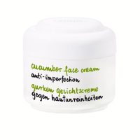 Jar  of  Ziaja  Cucumber  Facial  Cream  by  Ziaja,  a  facial  cream  indicated  for  intense  hydration  and  soothing  skin  irritation.