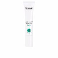 Tube  of  Ziaja  Sage  Anti-Puffiness  Eye  Contour  Gel  by  Ziaja,  an  eye  gel  indicated  for  reducing  puffiness  and  firming  the  eyes.