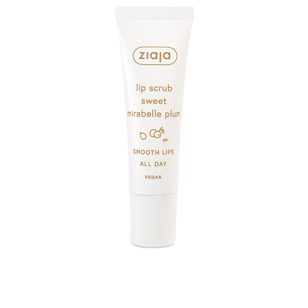 ZiajaSugarLipScrubSweetMirabellePlum12ml Tube of Ziaja Sugar Lip Scrub Sweet Mirabelle Plum by Ziaja, a scrub indicated for exfoliating and nourishing dry lips.