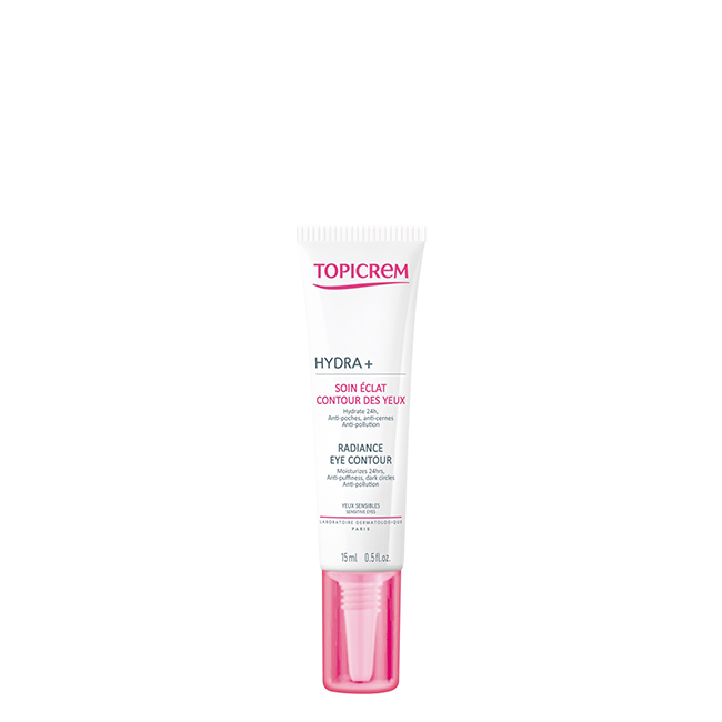 topicrem-hydra-radiance-contorno-de-olhos-hidratante-iluminador-15-ml Tube of Topicrem Hydra