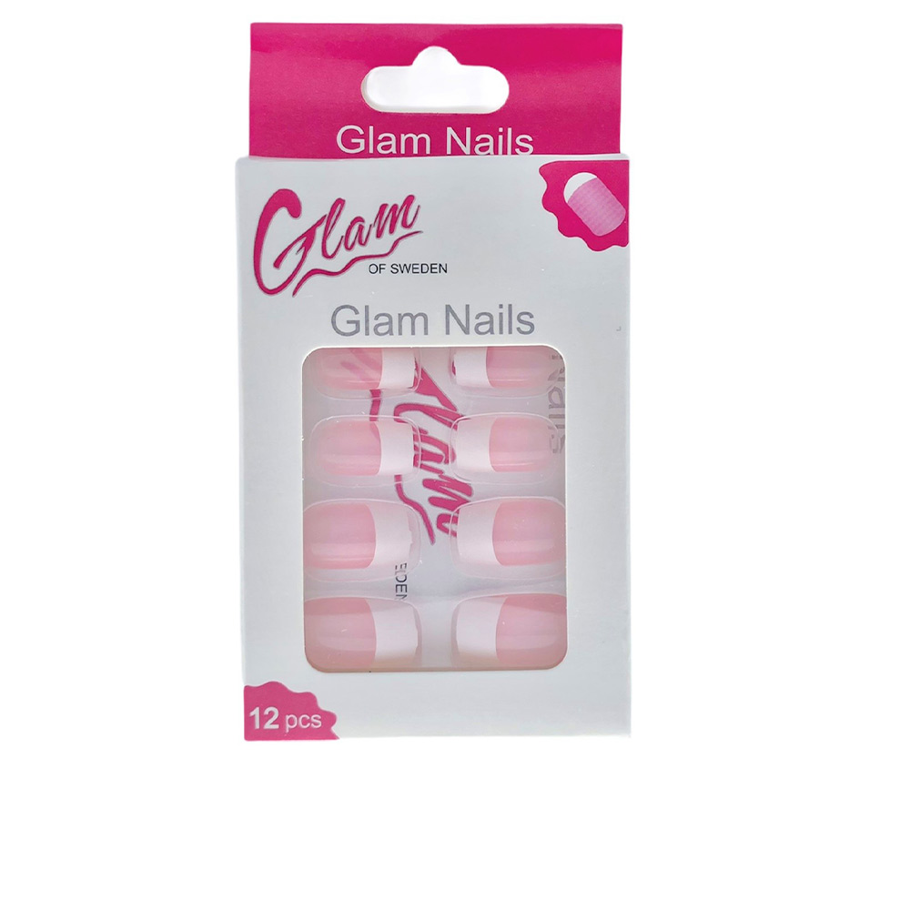 GlamOfSwedenFalseNailsManicureColorLightPink Glam Of Sweden つけ爪マニキュア ライトピンク - 画像 (1)