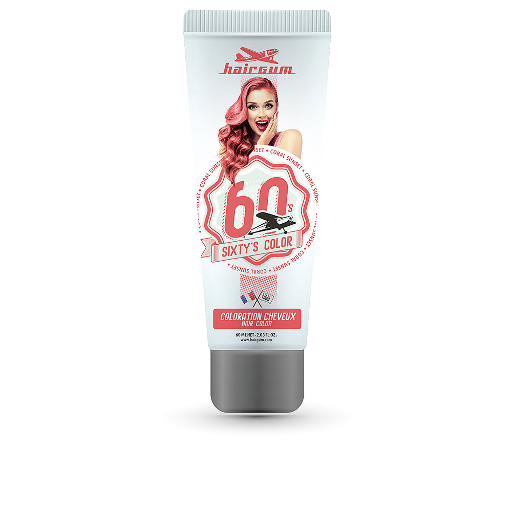 HairgumSixtySColorHairColorCoralSunset Hairgum Sixty S Color Hair Color Coral Sunset - Image 1