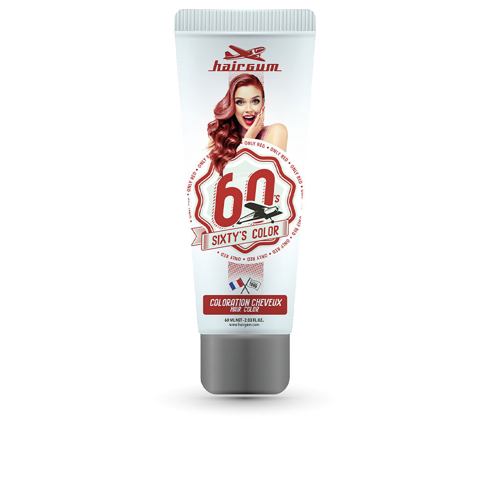 HairgumSixtySColorHairColorOnlyRed Hairgum Sixty S Color Hair Color Only Red - Image 1