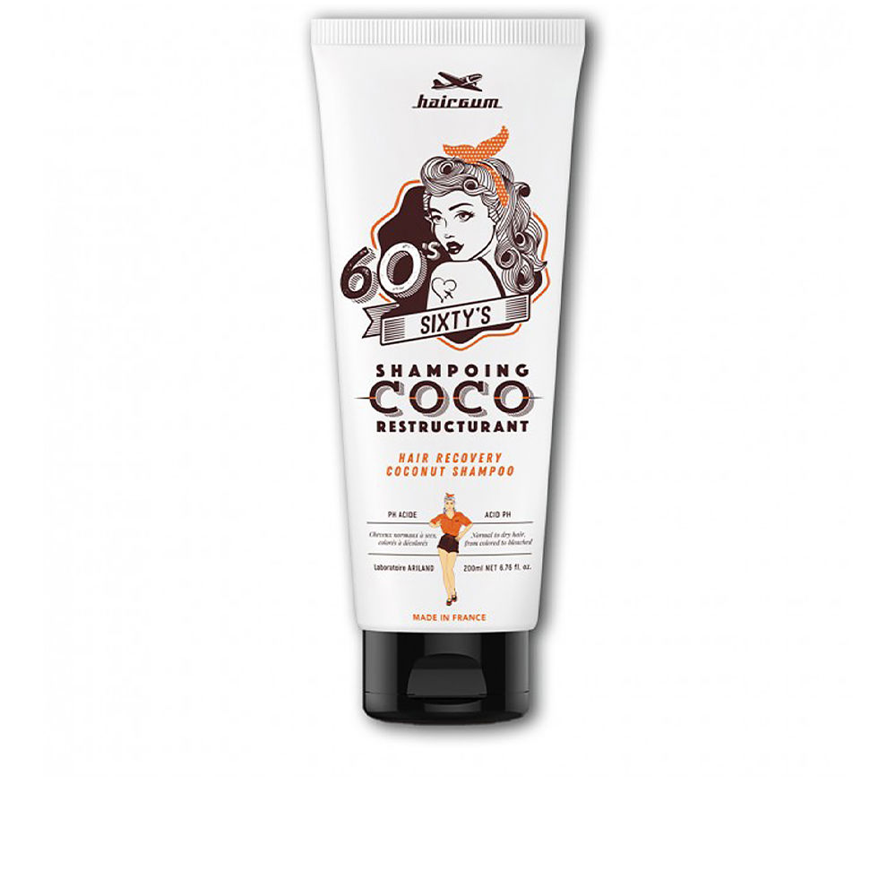 HairgumSixtySRecoveryCoconutShampoo200ml Hairgum Sixty S Recovery Coconut Shampoo 200ml - Image 1