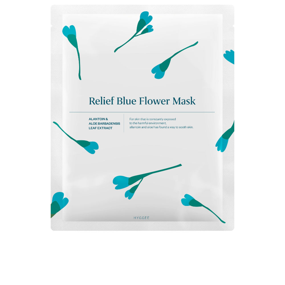 HyggeeReliefBlueFlowerMask35ml Hyggee Relief Blue Flower Mask 35ml