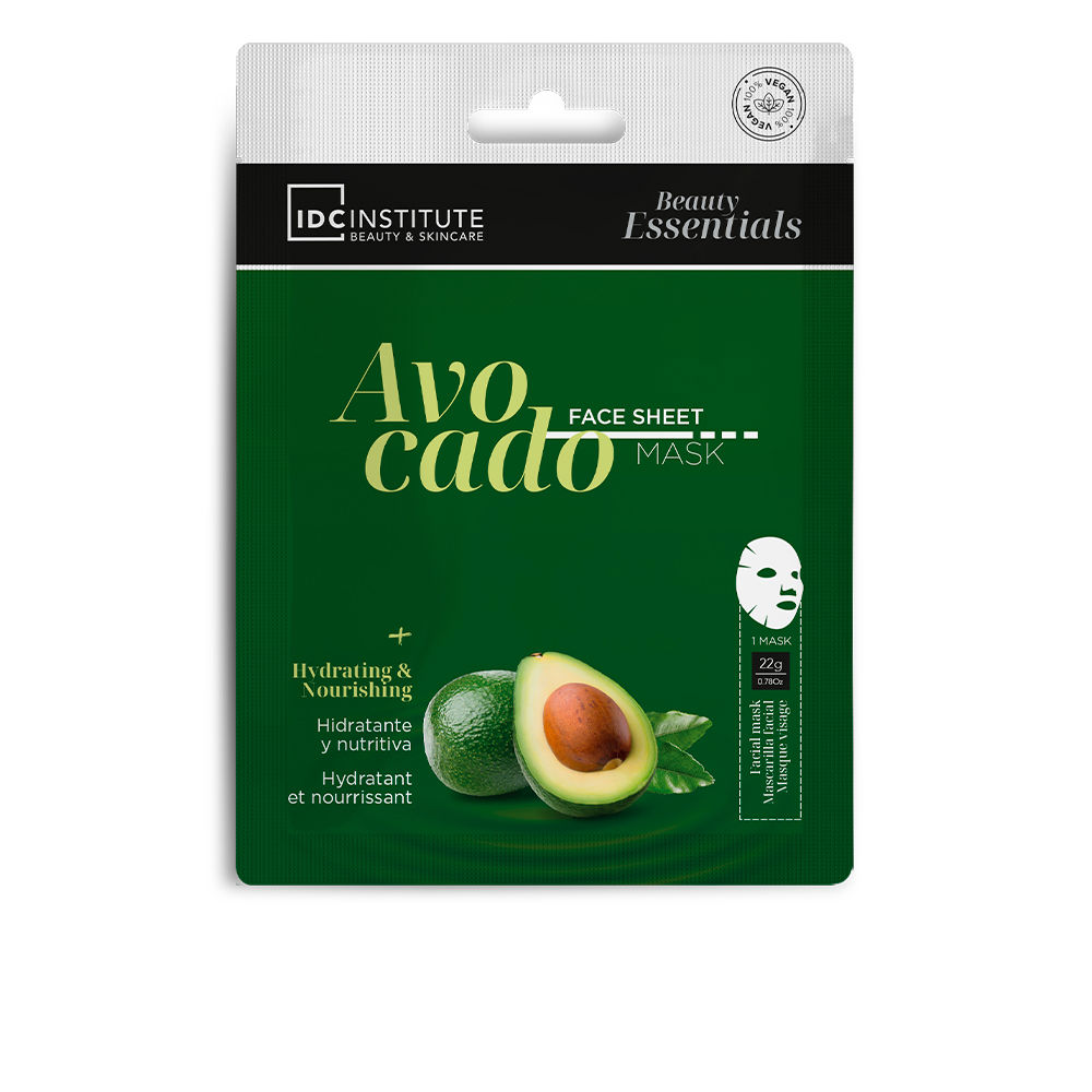 IdcInstituteAvocadoFaceSheetMask Idc Institute Avocado Face Máscara de Tecido - Image 1