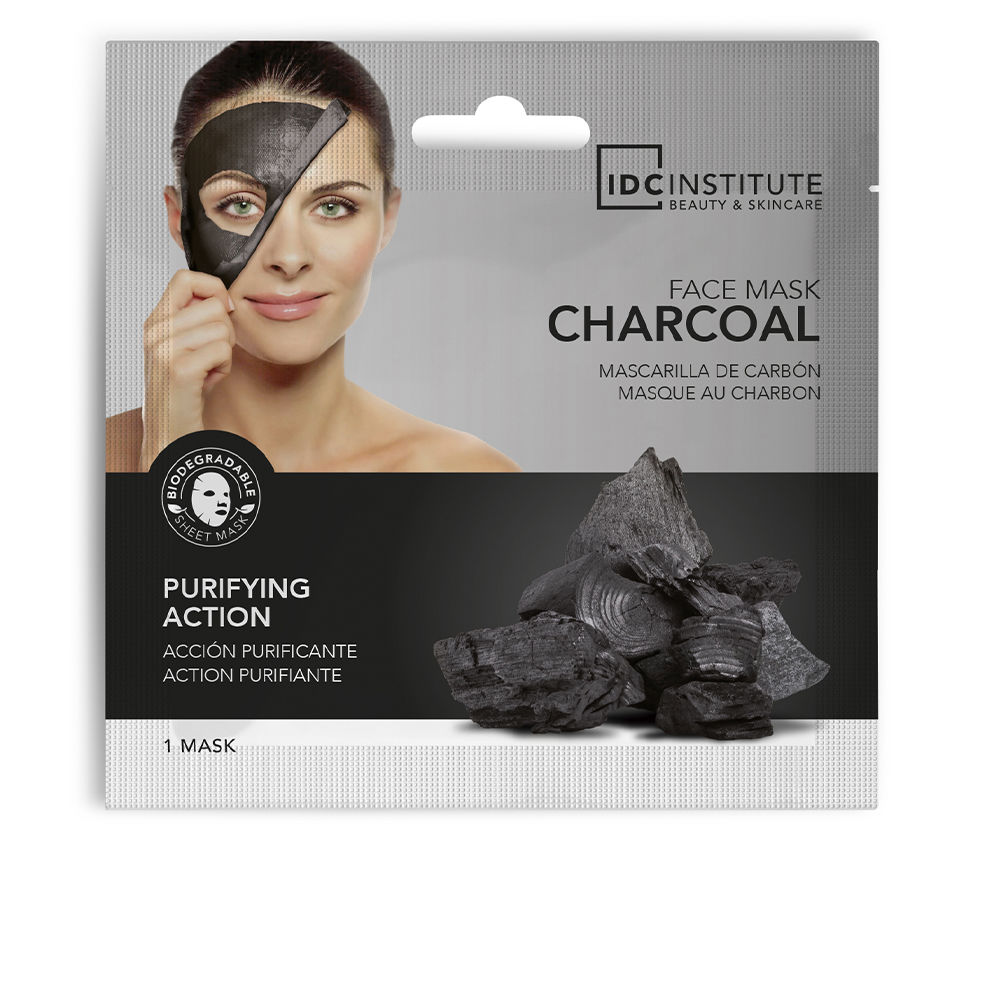 IdcInstituteCharcoalBlackHeadTissueMask Idc Institute Charcoal Black Head Mascarilla Antiespinillas - Image 1