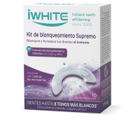 Box  of  Iwhite  Instant  2  Whitening  Kit  by  Iwhite,  a  whitening  kit  indicated  for  removing  stains  and  restoring  enamel.